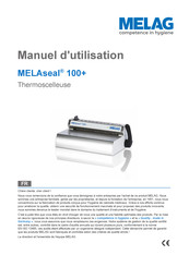 Melag MELAseal 100+ Manuel D'utilisation