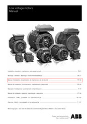 ABB M4B Série Manuel D'installation, D'exploitation Et De Maintenance