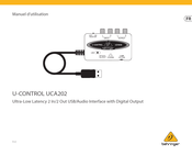 Behringer U-CONTROL UCA202 Manuel D'utilisation