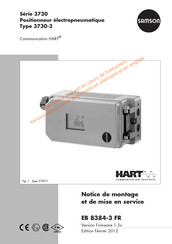 Samson HART 3730-3 Notice De Montage Et De Mise En Service