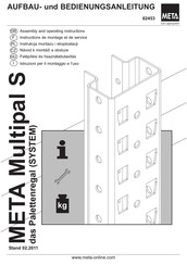 META Multipal S Instructions De Montage Et De Service
