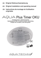 aqua technix AQUA Plus Timer OKU Instructions De Montage Et D'utilisation