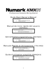 Numark KMX01 Guide D'utilisation Simplifié