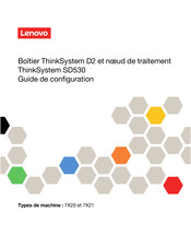 Lenovo ThinkSystem SD530 Guide De Configuration