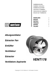 Vetus VENT178 Instructions D'installation