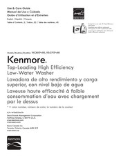 Kenmore 110.2913410 Série Guide D'utilisation Et D'entretien