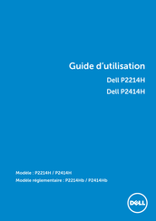 Dell P2414H Guide D'utilisation