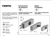 Festo DRQD-32 Série Notice D'utilisation