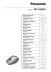 Panasonic MC-CG881C Instructions D'utilisation