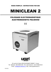 Ugin MINICLEAN 2 Mode D'emploi