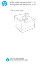 HP PageWide Managed Color P75250 Guide De L'utilisateur