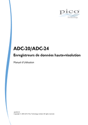 PICO ADC-24 Manuel D'utilisation