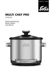 SOLIS MULTI CHEF PRO 822 Mode D'emploi