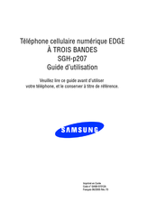 Samsung SGH-p207 Guide D'utilisation