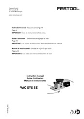 Festool VAC SYS SE Guide D'utilisation