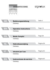 HumanTechnik Signolux A-2675-0 Mode D'emploi