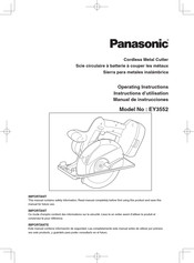 Panasonic EY3552 Instructions D'utilisation