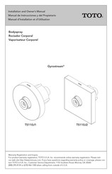 Toto Gyrostream TS110J1 Manuel D'installation Et D'utilisation