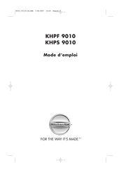 KitchenAid KHPF 9010 Mode D'emploi
