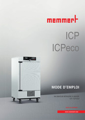 Memmert ICP 110 Mode D'emploi