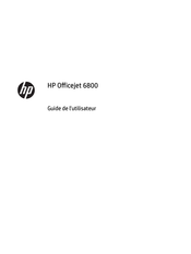 HP Officejet 6800 Guide De L'utilisateur