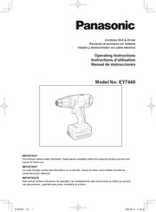 Panasonic EY7440 Instructions D'utilisation