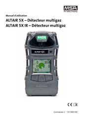 Msa ALTAIR 5X Manuel D'utilisation