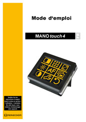 Reinecker MANOtouch4 Mode D'emploi