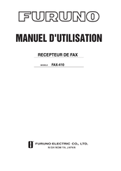 Furuno FAX-410 Manuel D'utilisation