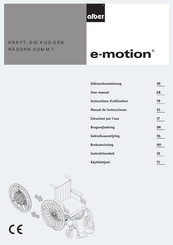 Alber e-motion Instructions D'utilisation