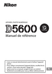 Nikon D5600 Manuel De Référence