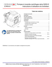 Waterous GIMAEX S200-G FPN 10-1500 Instructions D'utilisation Et D'entretien