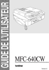 Brother MFC-640CW Guide De L'utilisateur