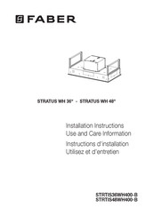 Faber STRTIS48WH400-B Instructions D'installation