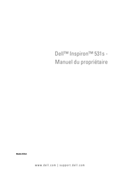 Dell Inspiron 531s-DCSLA Manuel Du Propriétaire