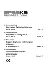 Speaka Professional 1439178 Notice D'emploi