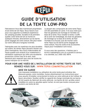 Tepui LOW-PRO Guide D'utilisation
