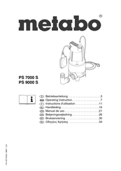 Metabo PS 7000 S Instructions D'utilisation