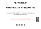 Phonocar 5/845 Notice De Montage Et D'emploi