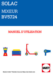 SOLAC BV5724 Mode D'emploi