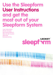 Leckey sleepform 1 Mode D'emploi
