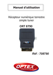Optex ORT 8790 Manuel D'utilisation
