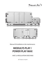 France Air Power Play Max 95 Manuel D'installation Et De Maintenance