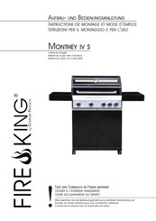 FIRE KING Monthey iv s Instructions De Montage Et Mode D'emploi