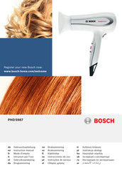 Bosch PHD 5987 Mode D'emploi