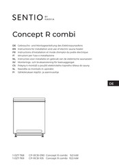 Harvia CP-RCB-090 Instructions D'installation Et Mode D'emploi