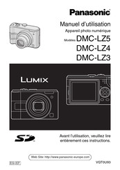 Panasonic Lumix DMC-LZ5 Manuel D'utilisation