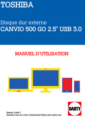 Toshiba CANVIO READY Manuel D'utilisation