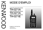 Kenwood TH-G71E Mode D'emploi