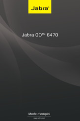 Jabra GO 6470 Mode D'emploi